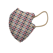 Ceremony Plaid 3-ply 2D Slim Fit Mask - M Size (Pouch of 5)