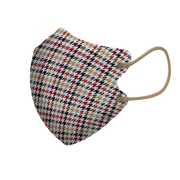 Ceremony Plaid 3-ply 2D Slim Fit Mask - L Size (Pouch of 5)